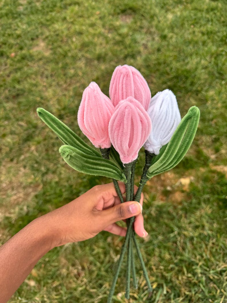 Handmade Pipe Cleaner Flower Bouquet
