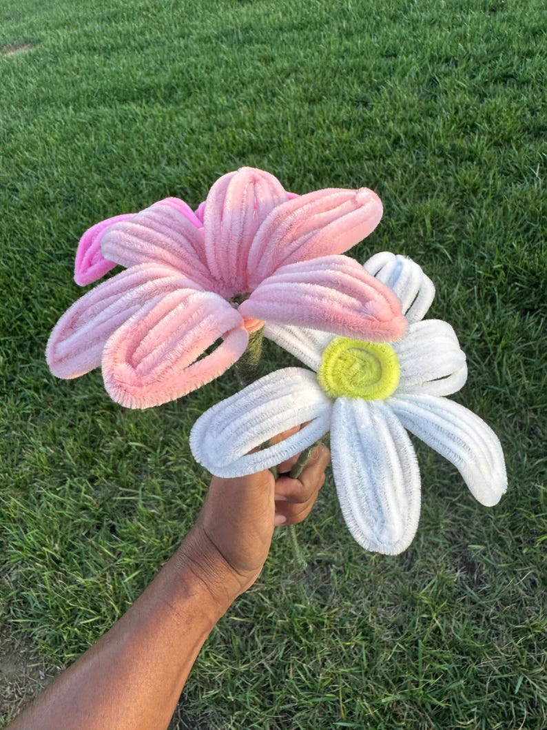 Handmade Pipe Cleaner Flower Bouquet