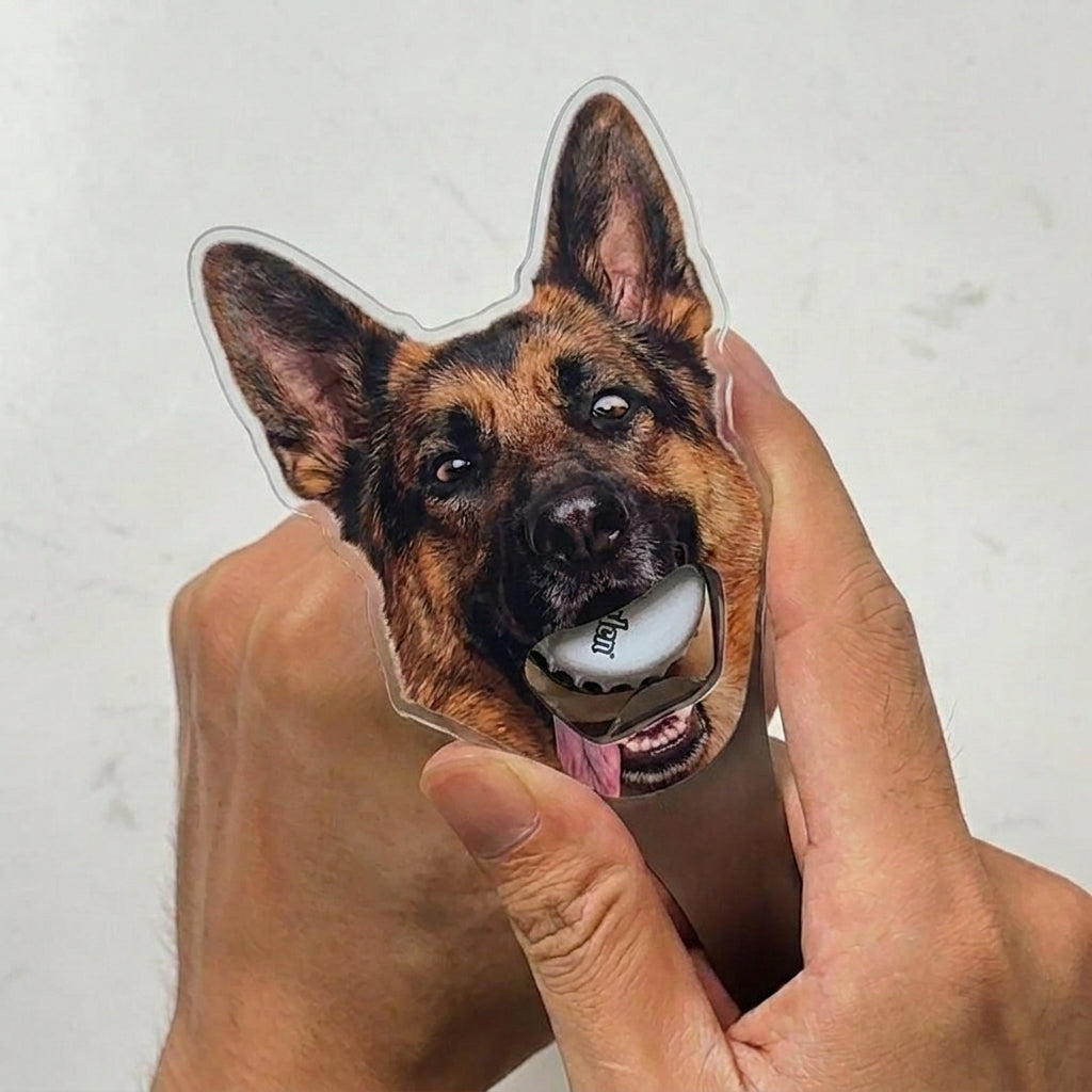 Personalized Custom Pet Face Bottle Opener