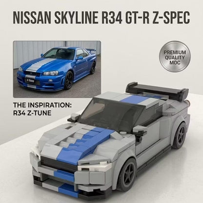 Personalized Photo-to-Car Brick Model, Custom Mini Replica of Your Vehicle