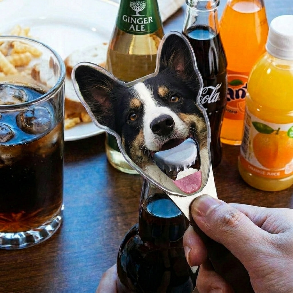 Personalized Custom Pet Face Bottle Opener