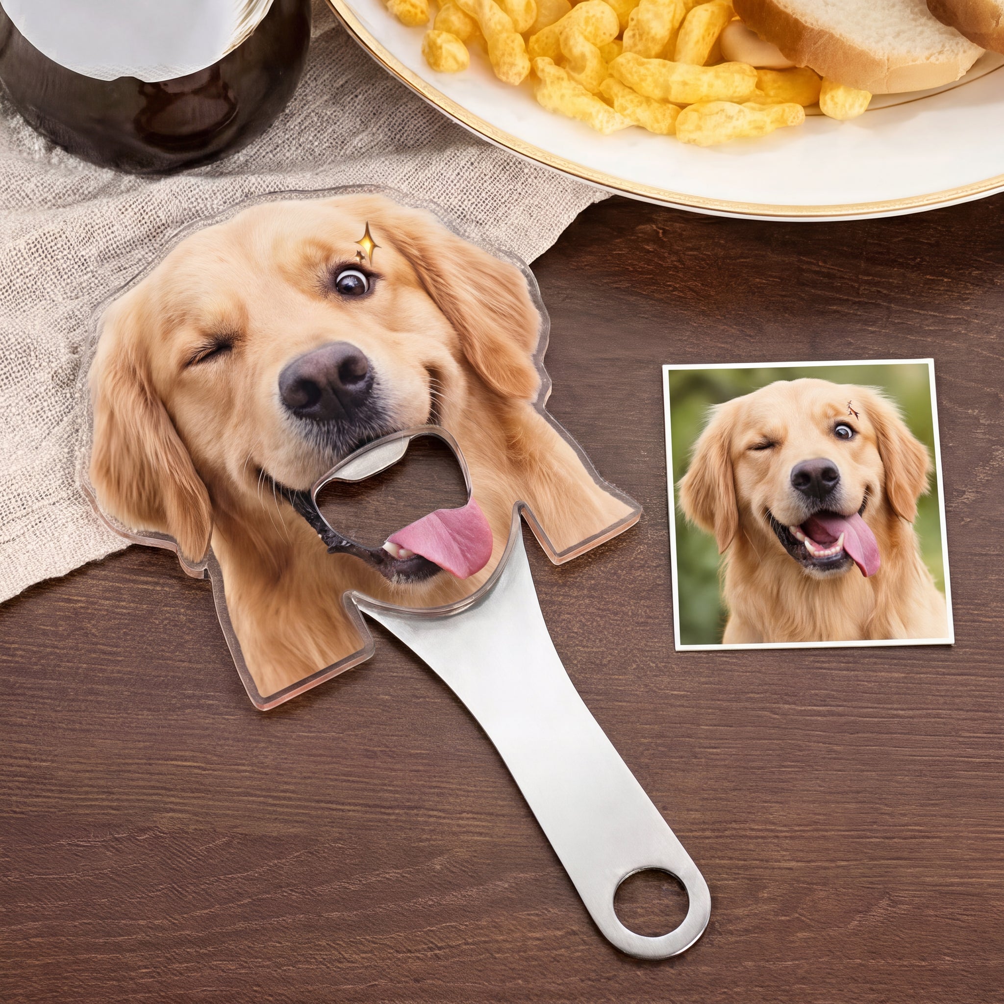 Personalized Custom Pet Face Bottle Opener