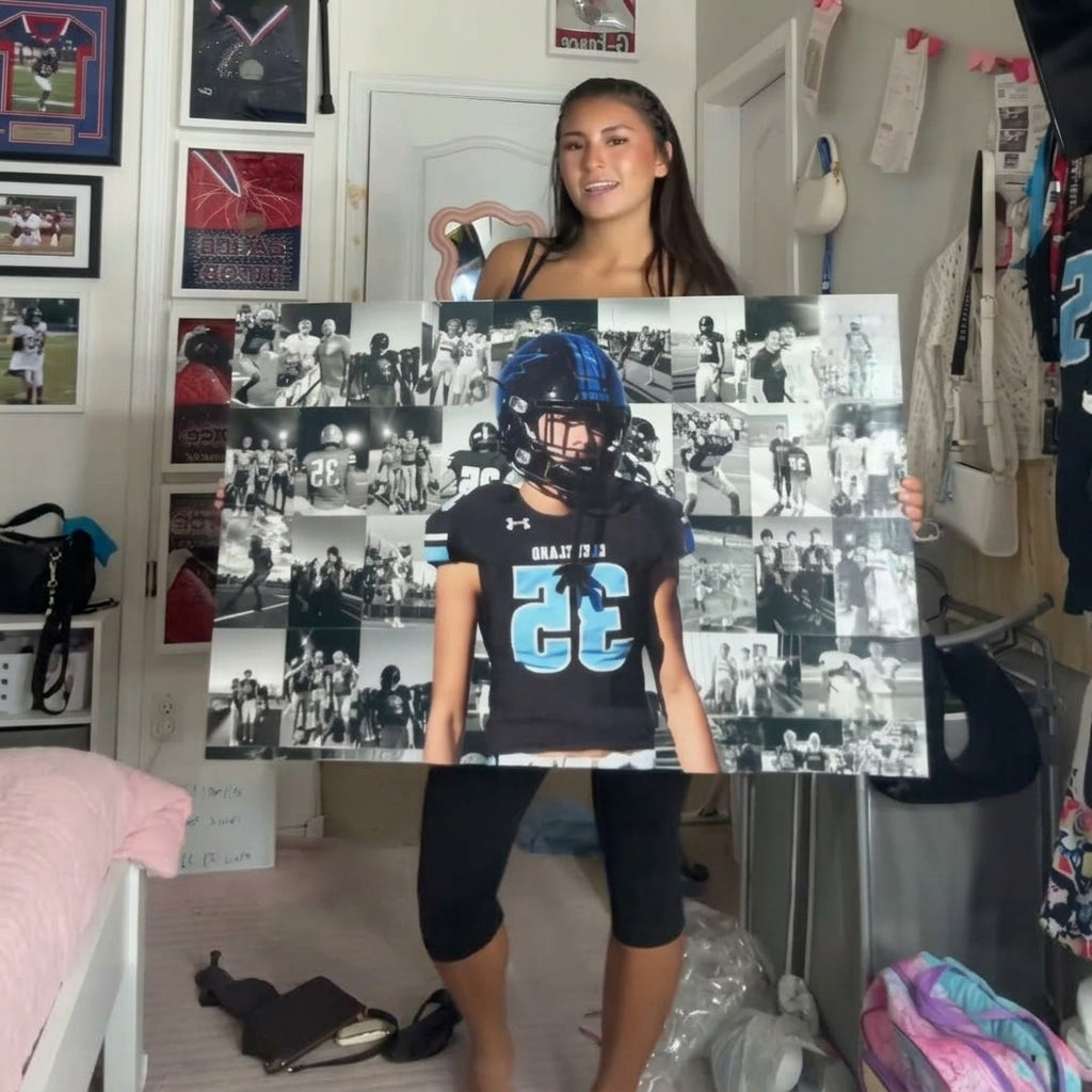Personalized Athlete Photo Collage