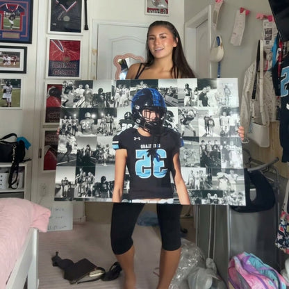 Personalized Athlete Photo Collage