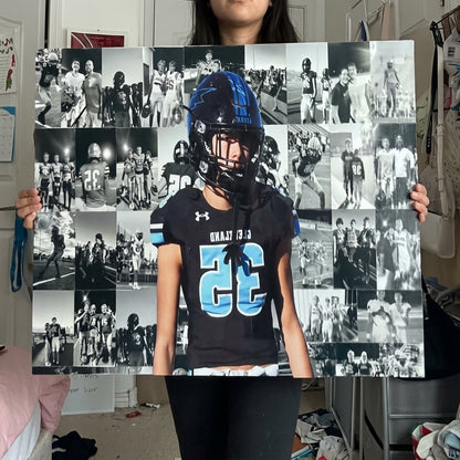 Personalized Athlete Photo Collage