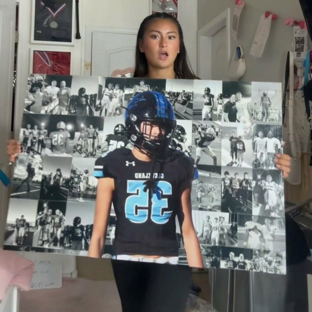 Personalized Athlete Photo Collage
