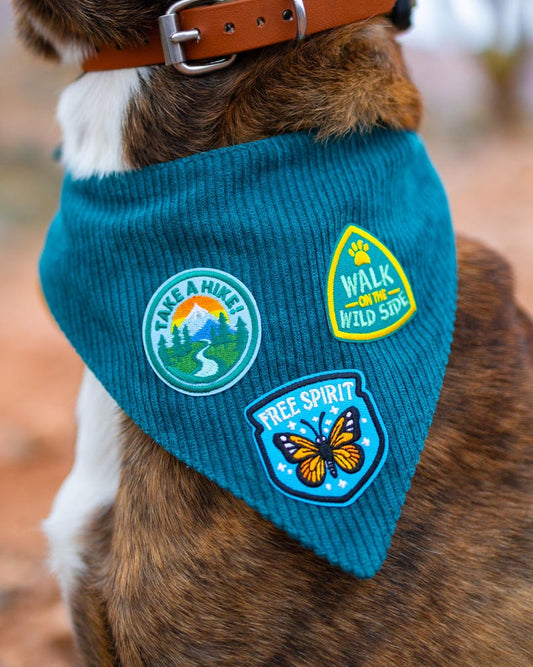 Personalized Adventure Patch Dog Bandana