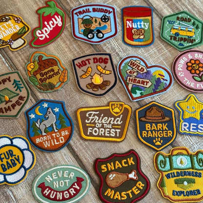 Personalized Adventure Patch Dog Bandana