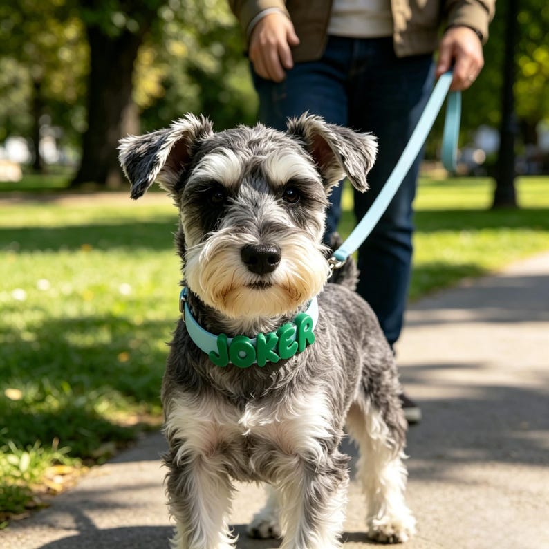 Personalized Bold Name Collar & Leash