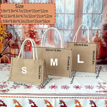 Personalized Christmas Monogram Gift Bag