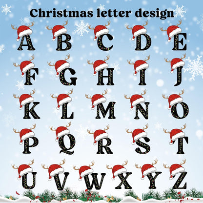 Personalized Christmas Monogram Gift Bag