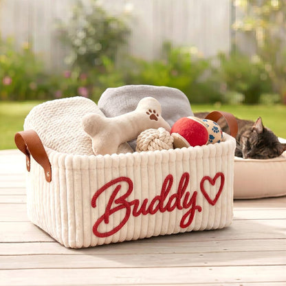 Personalized Pet Toy Basket Pro