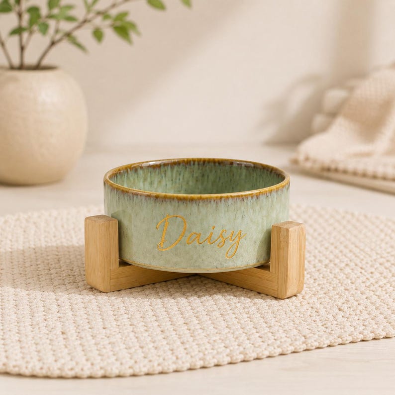 Personalized Double Pet Bowl Set