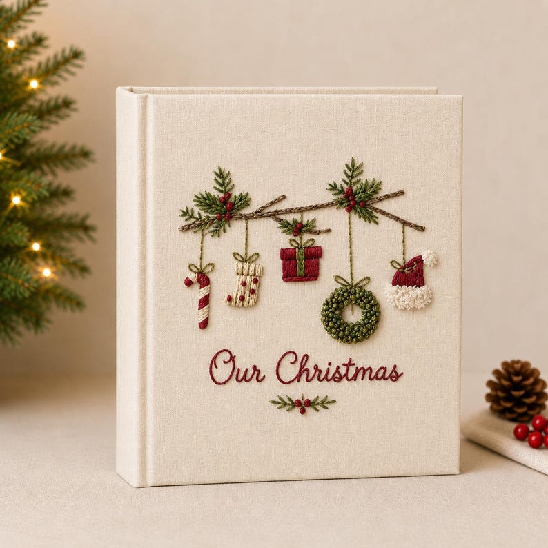 Personalized Family Christmas Keepsake Album