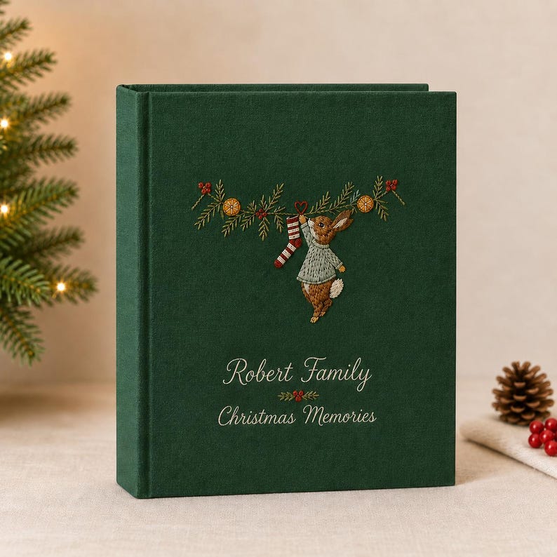 Personalized Family Christmas Keepsake Album