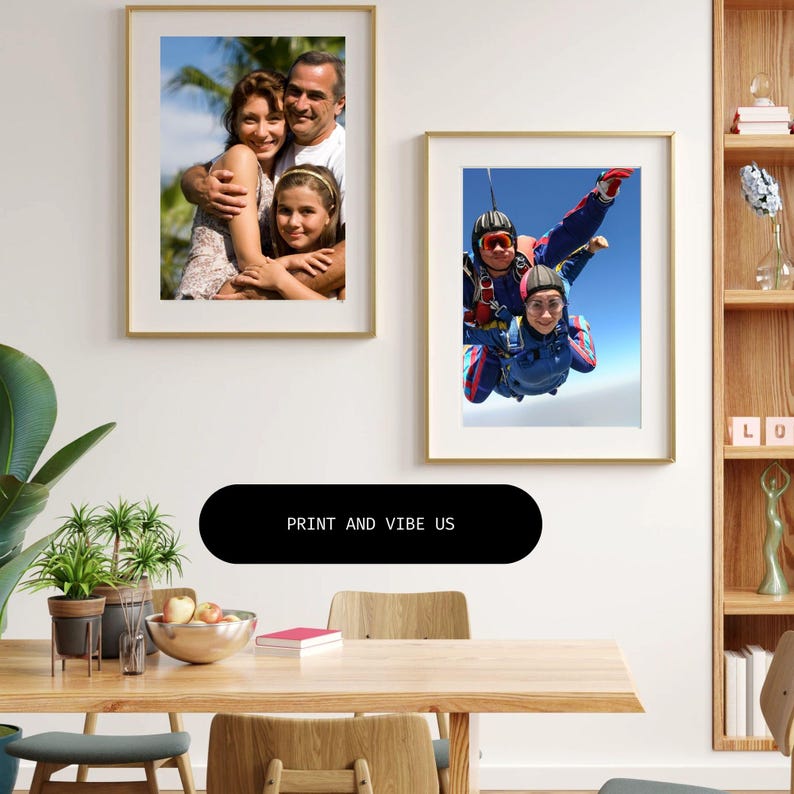 Personalized Family Photo Collage Print