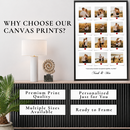 Personalized Family Photo Collage Print