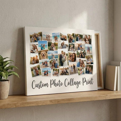 Personalized Family Photo Collage Print