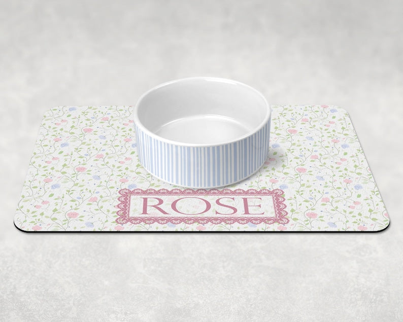 Personalized Grandmillennial Pet Bowl