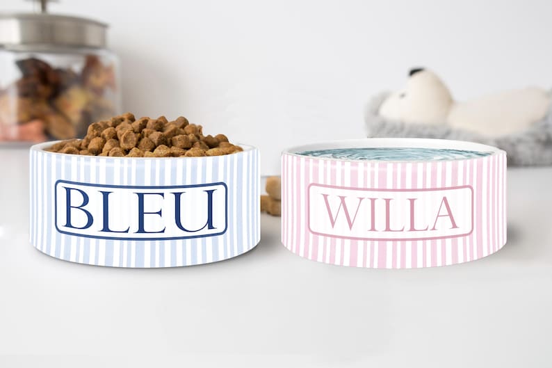 Personalized Grandmillennial Pet Bowl