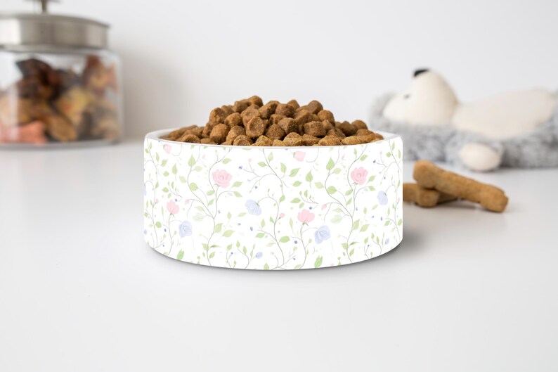 Personalized Grandmillennial Pet Bowl