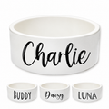 Personalized Name Ceramic Pet Bowl