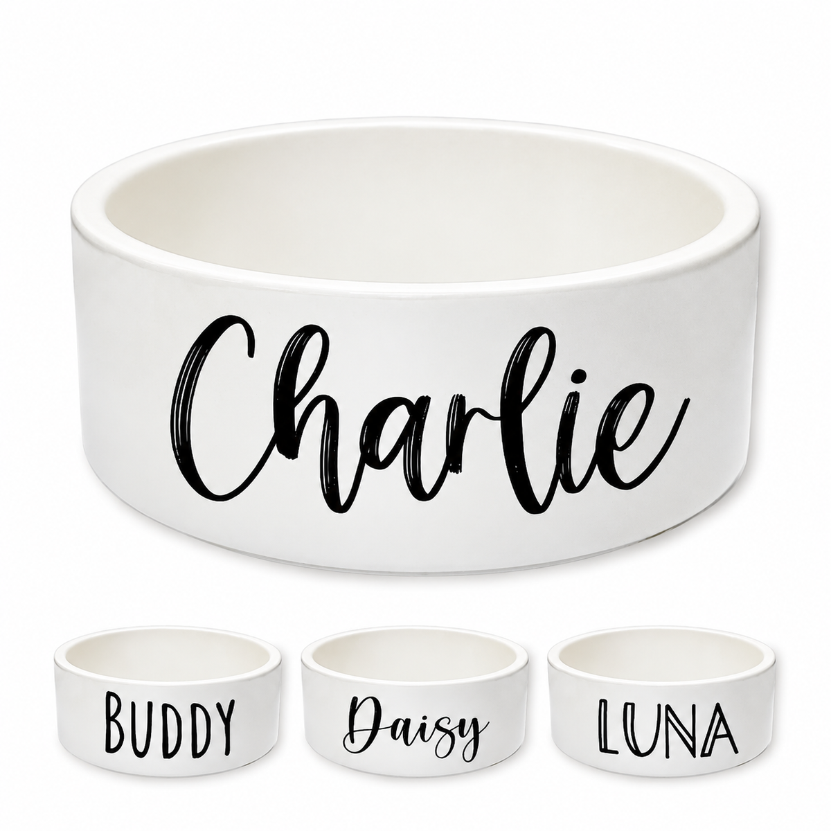 Personalized Name Ceramic Pet Bowl