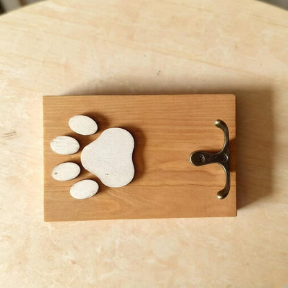Personalized Paw Print Leash Hook
