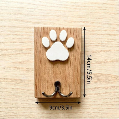 Personalized Paw Print Leash Hook