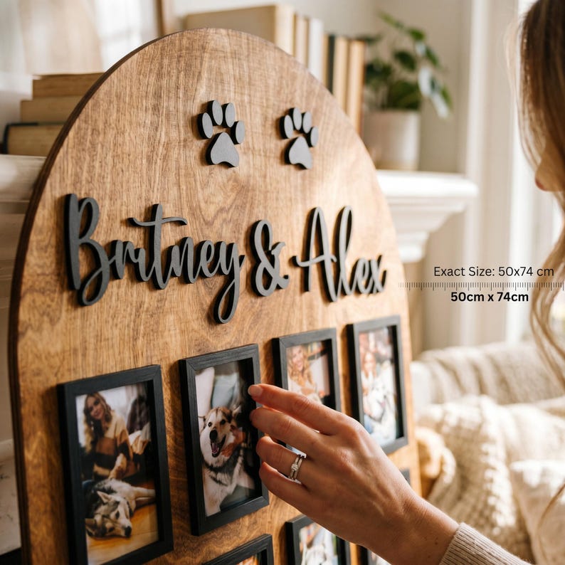 Personalized Pet Photo Memory Board