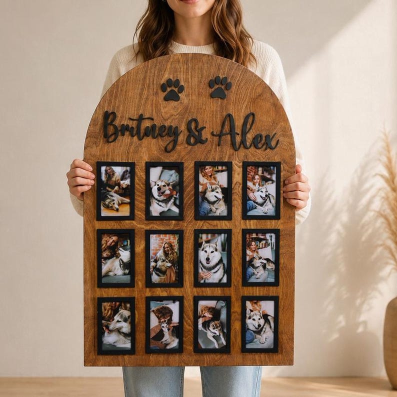 Personalized Pet Photo Memory Board