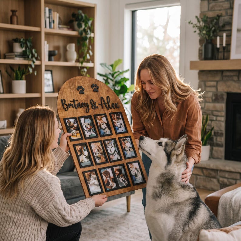 Personalized Pet Photo Memory Board