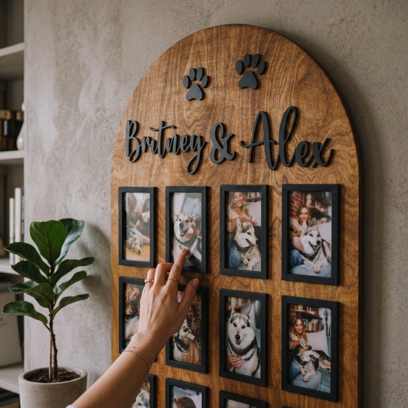 Personalized Pet Photo Memory Board