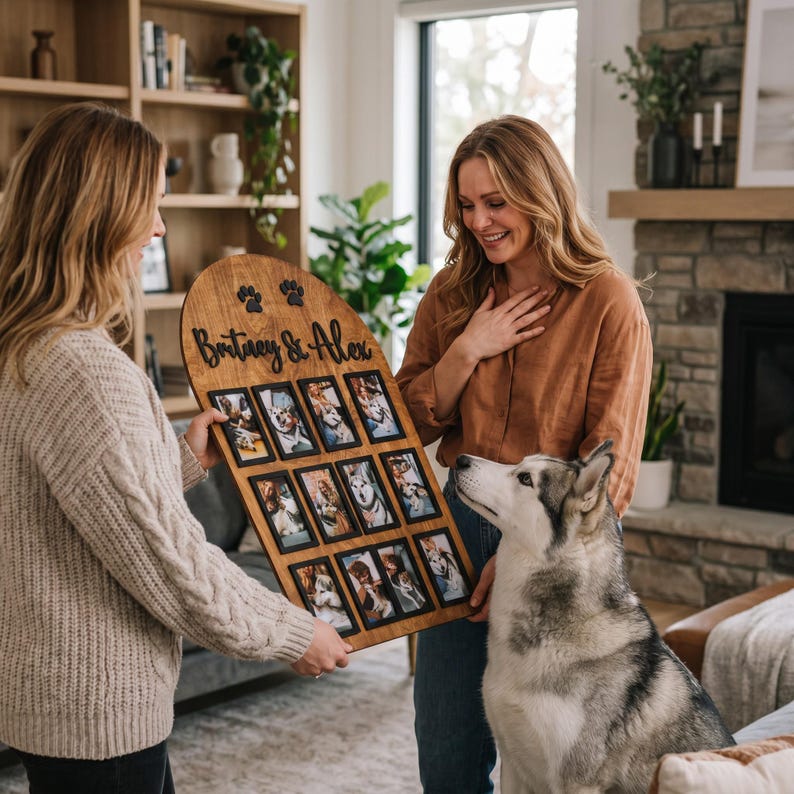 Personalized Pet Photo Memory Board