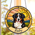 Personalized Pet Sunset Suncatcher
