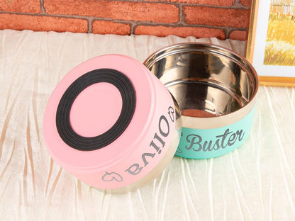 Personalized Stainless Steel Pet Bowl