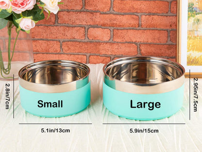 Personalized Stainless Steel Pet Bowl