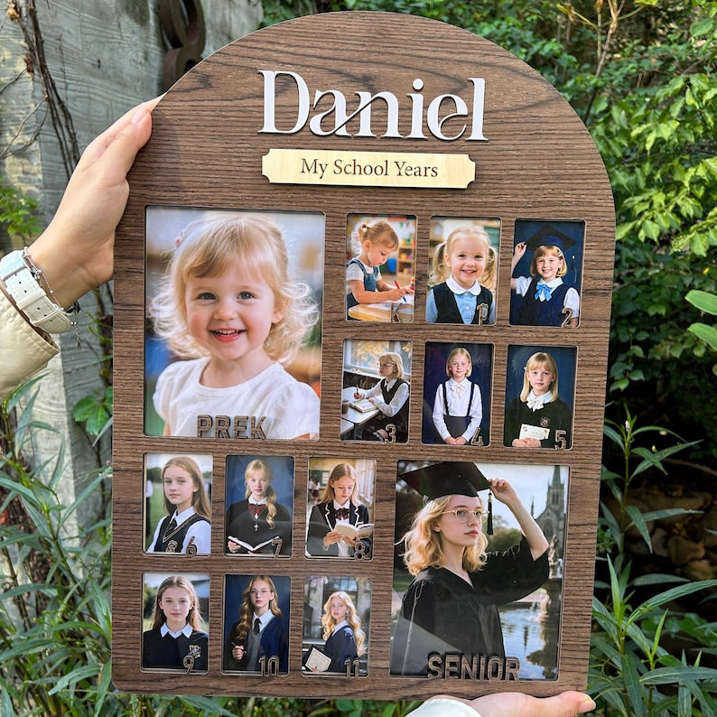 Personalized School Years Photo Frame