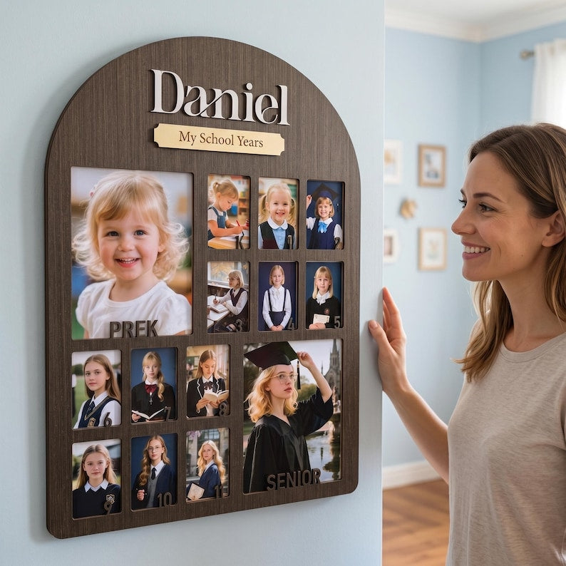 Personalized School Years Photo Frame