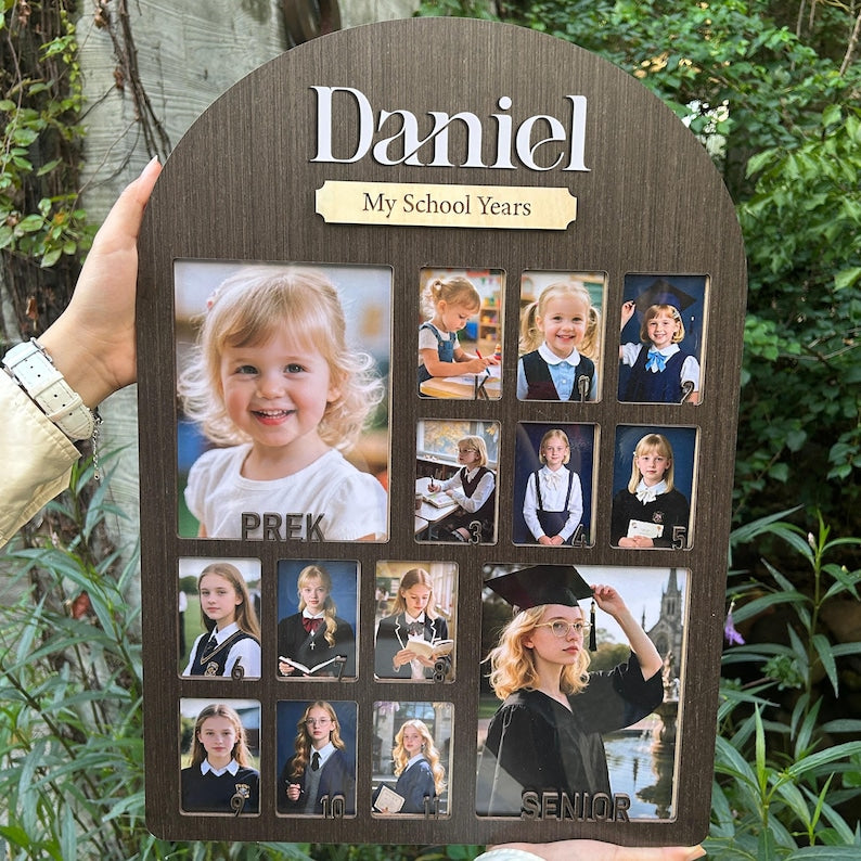 Personalized School Years Photo Frame
