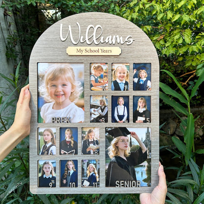 Personalized School Years Photo Frame