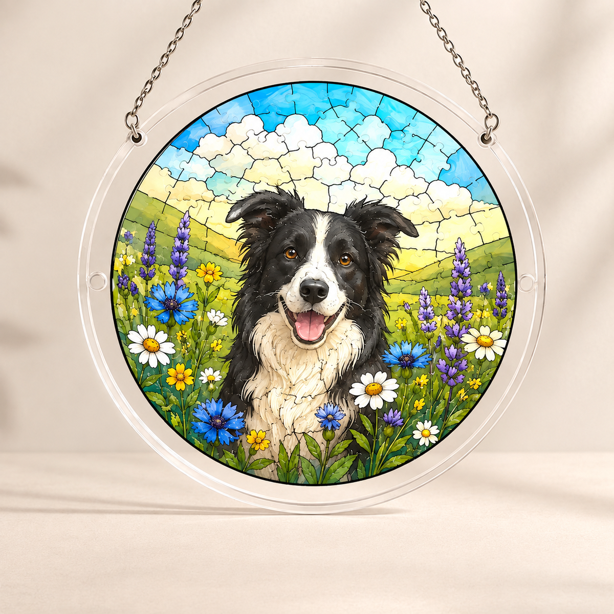 Personalized Wildflower Pet Window Puzzle