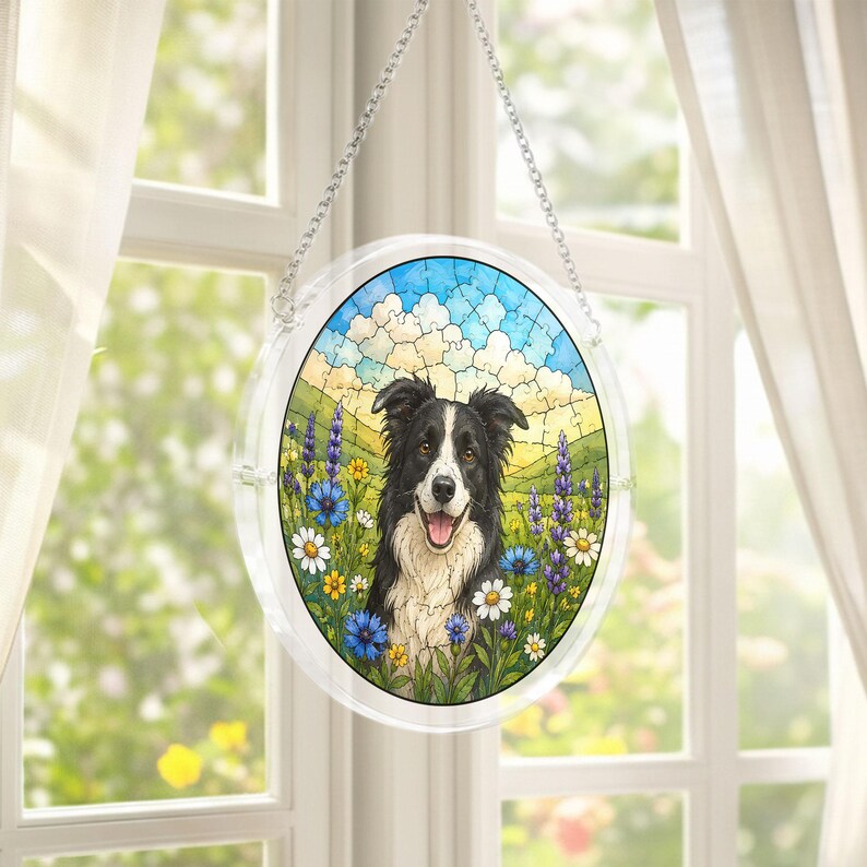 Personalized Wildflower Pet Window Puzzle