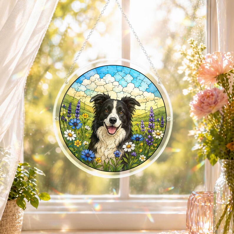 Personalized Wildflower Pet Window Puzzle