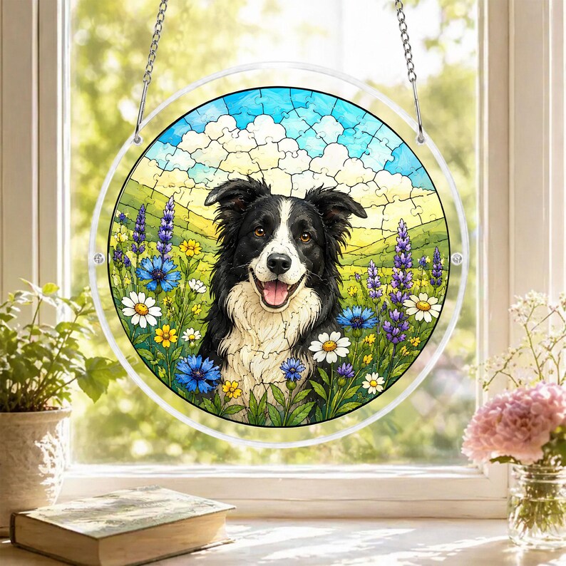 Personalized Wildflower Pet Window Puzzle