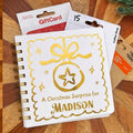 Personalized Christmas Gift Card Book Album
