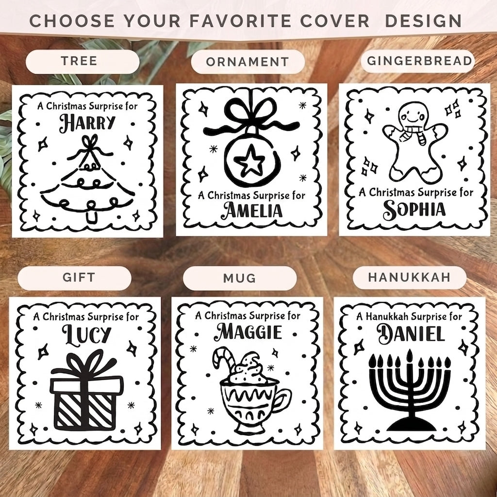 Personalized Christmas Gift Card Book Album