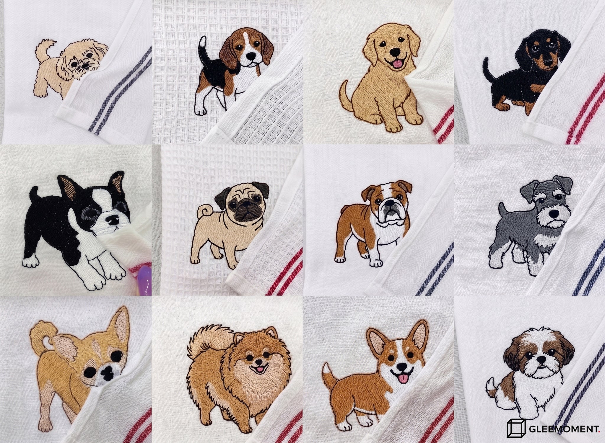 The "Biting Corner" Personalized Pet Dish Towel