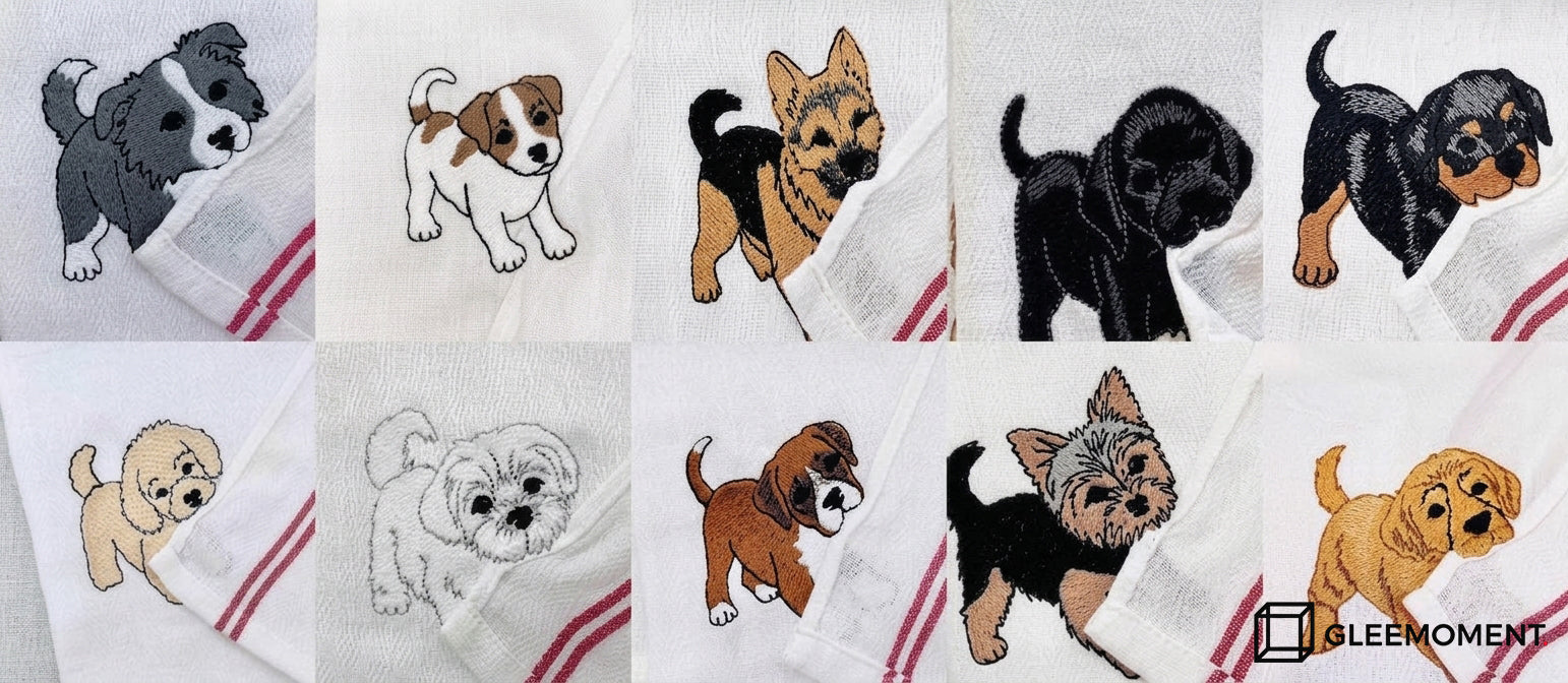 The "Biting Corner" Personalized Pet Dish Towel