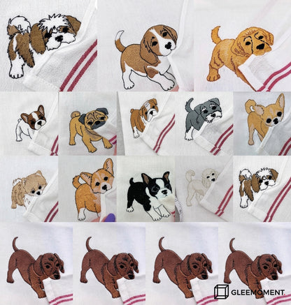 The "Biting Corner" Personalized Pet Dish Towel